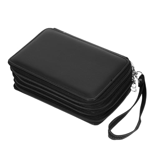 OSALADI Großes Federmäppchen mit Reißverschluss Pu Material Geräumiger Stifteetui Organizer als Schulgeschenk für Schüler Aufbewahrung von Schreibwaren OSALADI Großes Federmäppchen mit Reißverschluss Pu Material Geräumiger Stifteetui Organizer als Schulgeschenk für Schüler Aufbewahrung von Schreibwaren von OSALADI