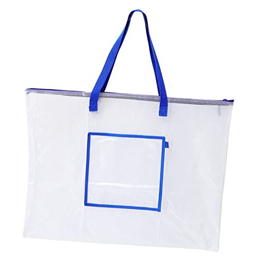 OSALADI Handliche Aufbewahrungstasche für Poster und Kunstprojekte Robuste mit Reißverschluss und Tragegriff für Schule und Büro für Lehrer von OSALADI