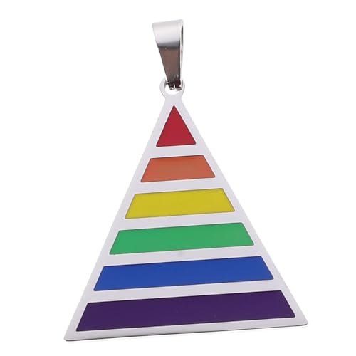 OSALADI Herren Halskette mit Personalisiertem Anhänger Titanstahl Modisches Pride für Männer für Partys und Tägliches OSALADI Herren Halskette mit Personalisiertem Anhänger Titanstahl Modisches Pride für Männer für Partys und Tägliches von OSALADI