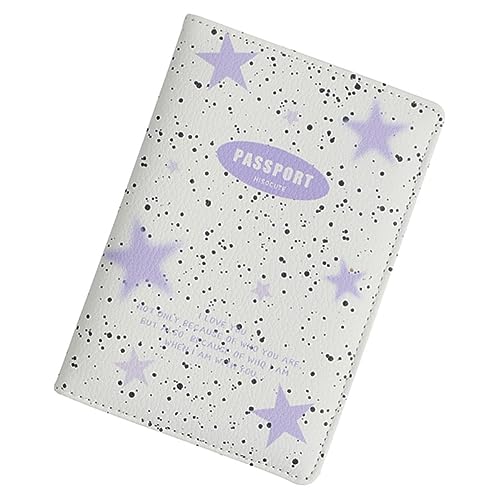 OSALADI Kartenbrieftaschen Fall Brieftasche für Kartenhalter Reisen Slot Name Reisepass-Organisator reisepass geldbörse das Passbuch Brieftasche für Passinhaber Pu Violett von OSALADI