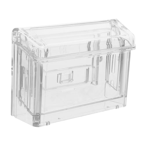 OSALADI Kasten Geschäftskartenhalter Inhaber für Schlanker Kartenhalter Name Gruß selbst Fall visitenkarten Kartenaufbewahrungsbox Fotokardhalter Kartenanzeigehalter Kartenbasis Acryl von OSALADI