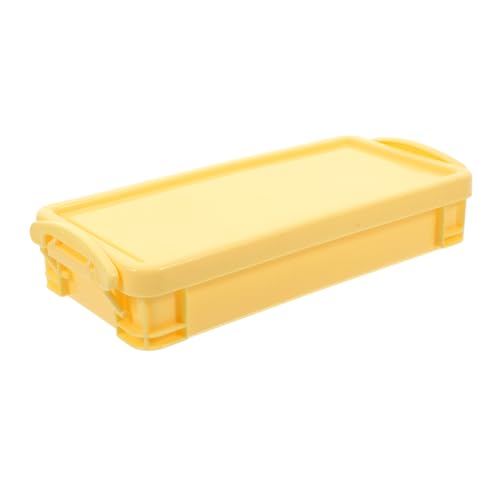 OSALADI Stapelbare Große Bleistiftbox Mit Deckel Praktischer Organizer Für Stifte Und Schulmaterialien Robustem Kunststoff Für Schule Und Büro von OSALADI