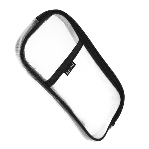 OSALADI Klarer Mesh Federmäppchen mit Großem Volumen Kosmetiktasche für Stifte und Make Up Praktischer Organizer für Schule und Leicht Vielseitig und Einfach zu Transportieren von OSALADI