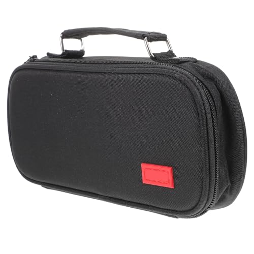 OSALADI Stifttasche Mit Reißverschluss Aus Segeltuch Tragbare Multifunktions-stiftetasche Kompakte Stiftetasche Für Stifte Bleistifte Und Andere Schreibutensilien von OSALADI