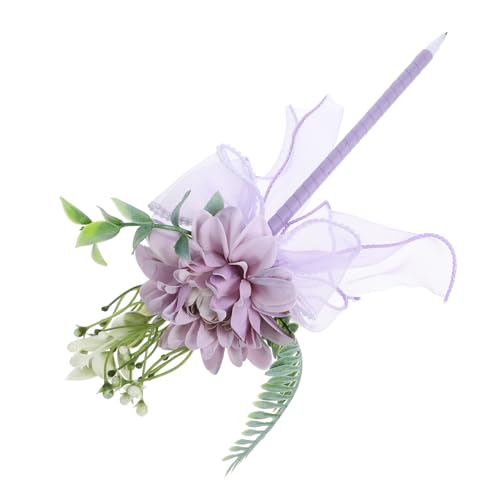 OSALADI Kreativer Blumenstrauß-Kugelschreiber Mit Künstlichem Blumenbouquet Langlebiger Dekorativer Schreibstift Für Frauen Realistisch Aussehende Blumen Komfortabler Griff Und Geschenk Fü von OSALADI