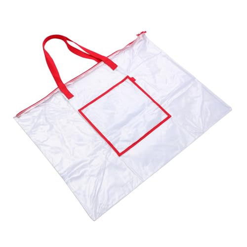 OSALADI Kunst Portfolio Tasche Robuste Aufbewahrung für Große Poster mit Reißverschluss und Trageschlaufe für Lehrer Künstler und Studenten Rot von OSALADI