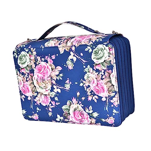 OSALADI Mehrschicht-federmäppchen Mit Löchern Tragbare Schreibwarentasche Organisieren Sie Ihre Stifte Sicher von OSALADI