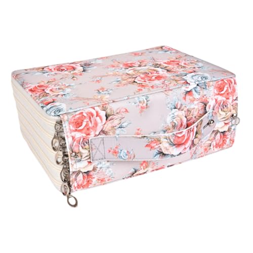 OSALADI Stifte Tasche Slots Für Zeichenstifte Robuste Aufbewahrungstasche Mit Elastischem Seil Und Tragegriff Leicht Zu Öffnender Reißverschluss Für Schule Und Büro von OSALADI