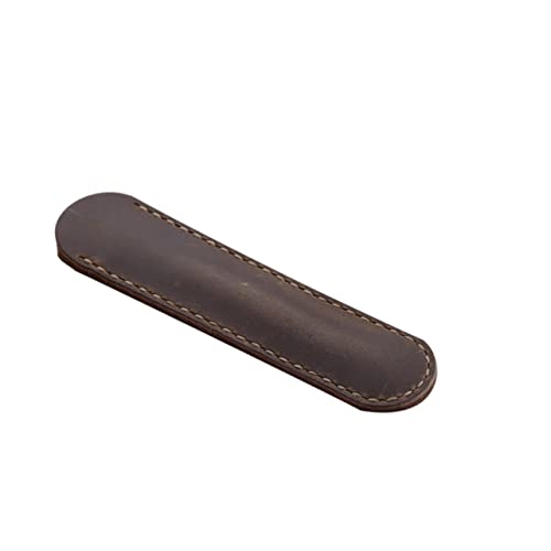 OSALADI Leder Stiftetui Halter Handgefertigte Stifthülle aus Hochwertigem Leder für Füller und Kugelschreiber für Schule von OSALADI
