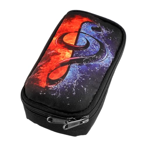 OSALADI Musikstifttasche Fall Beutel Studenten-Stifttasche Mäppchen kleine Schreibwarentasche Tasche für Stift Stifttasche mit Reißverschluss Multifunktions-Bleistifttasche Polyester OSALADI Musikstifttasche Fall Beutel Studenten-Stifttasche Mäppchen kleine Schreibwarentasche Tasche für Stift Stifttasche mit Reißverschluss Multifunktions-Bleistifttasche Polyester von OSALADI