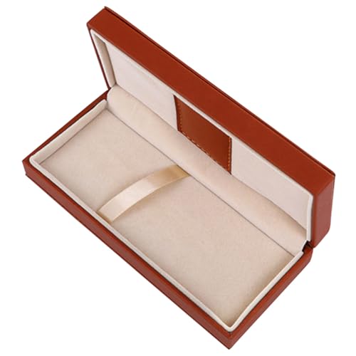 OSALADI PU Leder Stifteetui für Erwachsene Elegantes Stift Geschenketui Kompakte Stiftebox mit Feinen Details Stiftzubehör für Schule und Büro Praktische Stifthalter Aufbewahrung von OSALADI
