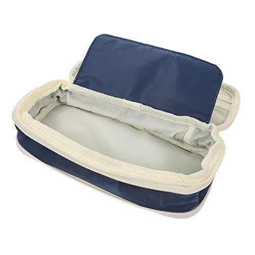 OSALADI Pencil Bag Make -up Pinselspeicherbox Federmäppchen Schulstiftbeutel Bleistiftfall Für Erwachsene Bleistiftbeutel Zur Aufbewahrung Markerorganisator Segeltuch von OSALADI