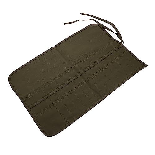 OSALADI Pinsel-Organizer Aus Canvas Separate Taschen Für Make-up-Pinsel Pinselhalter Zum Aufrollen Praktisch Für Künstler Und Schriftsteller von OSALADI