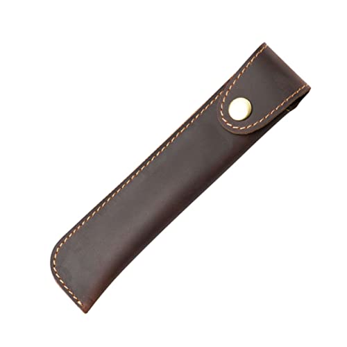 OSALADI Retro Handgefertigter Leder Stifthalter aus Hochwertigem Rindsleder Stiftetui mit Druckknopf für Füllfederhalter und Kugelschreiber Stilvoller Stifteschutz Farbe OSALADI Retro Handgefertigter Leder Stifthalter aus Hochwertigem Rindsleder Stiftetui mit Druckknopf für Füllfederhalter und Kugelschreiber Stilvoller Stifteschutz Farbe von OSALADI