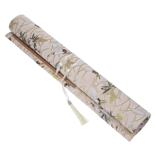 OSALADI Rolltasche Für Stifte Aufbewahrungstasche Mit Fester Position Leicht Zu Tragen Und Aufzubewahren Für Bleistifte Malpinsel Und Kalligrafie-Pinsel von OSALADI