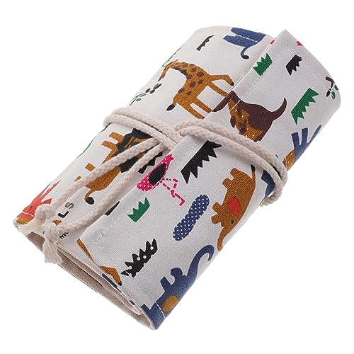 OSALADI Rollen Stiftvorhang Rolling Pen -Beutel Tasche Fall Bleistift ästhetisch Federmäppchen aus Segeltuch Buntstiftträger Stiftorganisator Tragbarer Farbstift-Organizer OSALADI Rollen Stiftvorhang Rolling Pen -Beutel Tasche Fall Bleistift ästhetisch Federmäppchen aus Segeltuch Buntstiftträger Stiftorganisator Tragbarer Farbstift-Organizer von OSALADI