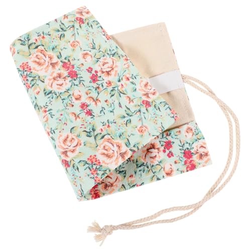 OSALADI Roll-up-stiftebeutel Aus Canvas Stiftetasche Zum Aufrollen Mit Fester Positionierung Tragbarer Stifte-Organizer Zum Aufrollen Für Stifte Und Pinsel Leicht Zu Transportieren Lagern von OSALADI