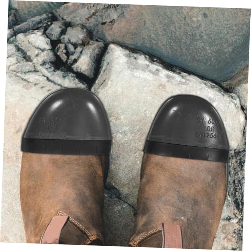 OSALADI Schutzkappen für Sicherheitsschuhe aus Robustem Stahl Verschleißfest Passend Zuverlässiger Zehenschutz für Arbeitsschuhe Langlebige Zehenkappen für Herren Praktische von OSALADI