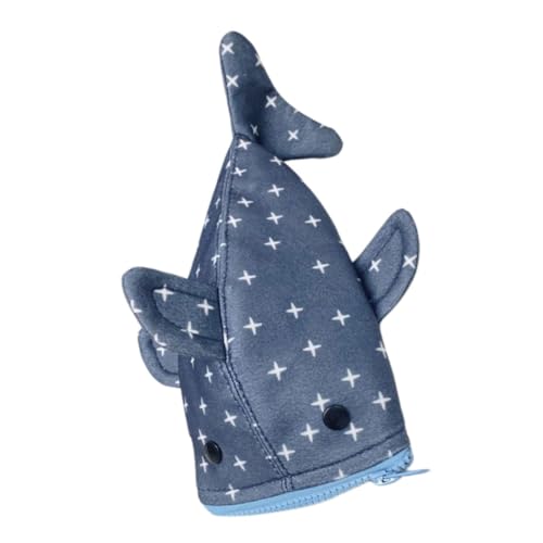 OSALADI Shark Pencil Box mit Sternenmotiv Robustes Federmäppchen aus Verschleißfestem Canvas Großer Stauraum für Studenten Niedliches Stifttasche für Schule Büro Reisen von OSALADI