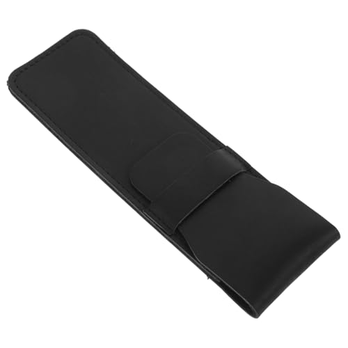 OSALADI Stift -Set -stiftbeutel Aufbewahrungstasche Für Stifte Halter Fall Kugelschreiberhülle Aus Leder Stifttaschen Brunnenstiftbeutel Oberschicht Rindsleder Black von OSALADI