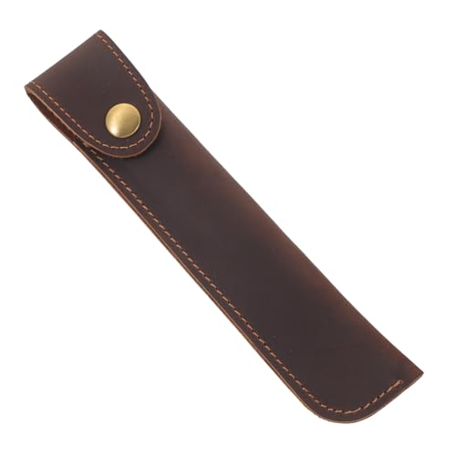 OSALADI Stilvolle Leder Stifttasche Handgefertigte Stiftschutzhülle aus Hochwertigem Leder für Füllfederhalter und Kugelschreiber und Kompaktes Design von OSALADI