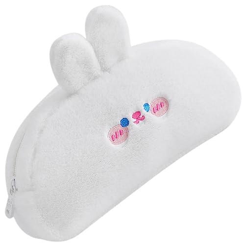 OSALADI Tragbarer Stiftbeutel mit Großer Kapazität Weiches Plüschmaterial für Schule und Vielseitig Einsetzbar Mäppchen oder Kosmetiktasche Stifte Geld von OSALADI