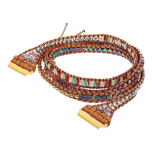 OSALADI Uhrenarmband Modisches Armband Mit Perlen Und Kristallsteinen Leicht Zu Tragen Und Bequeme Passform OSALADI Uhrenarmband Modisches Armband Mit Perlen Und Kristallsteinen Leicht Zu Tragen Und Bequeme Passform von OSALADI