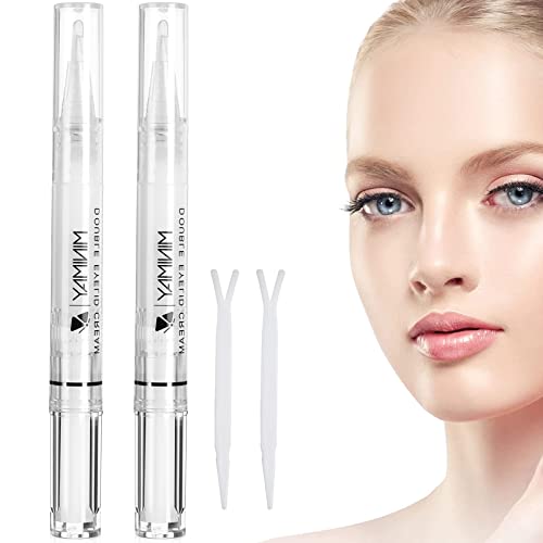 OSALADI Unsichtbare Augenlidaufkleber Abkleben 2 Sets Augenlidformungscreme: Doppelte Augenlidkleber Stylingcreme Unsichtbare Augenlidcremestifte Make-Up-Tools Für Lidband von OSALADI