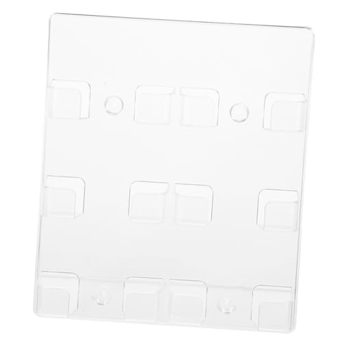 OSALADI Visitenkartenhalter für Wand Transparenter Desktop Kartenständer Mehrschichtiger Kartenhalter aus Robustem Material für Visitenkarten Kreditkarten und Ausweise für Büro und Zuhause von OSALADI