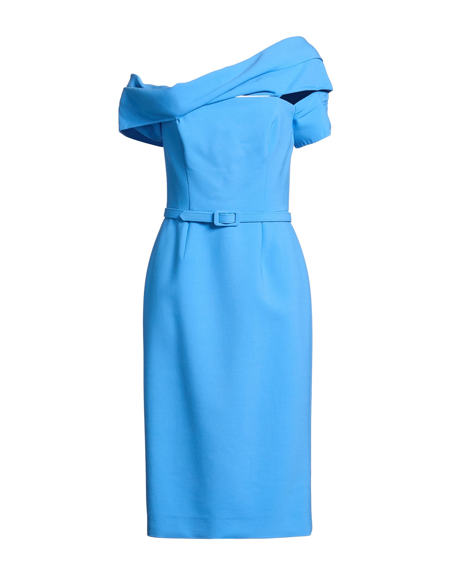 OSCAR DE LA RENTA Midi-kleid Damen Azurblau von OSCAR DE LA RENTA