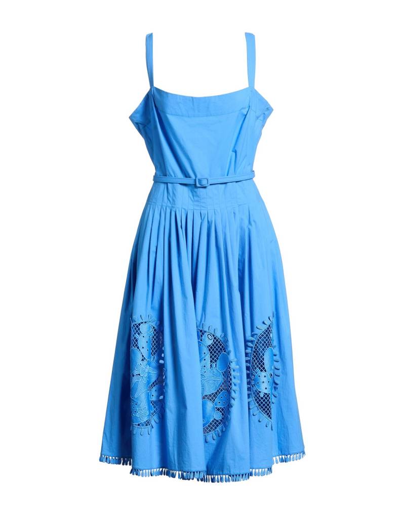 OSCAR DE LA RENTA Midi-kleid Damen Azurblau von OSCAR DE LA RENTA