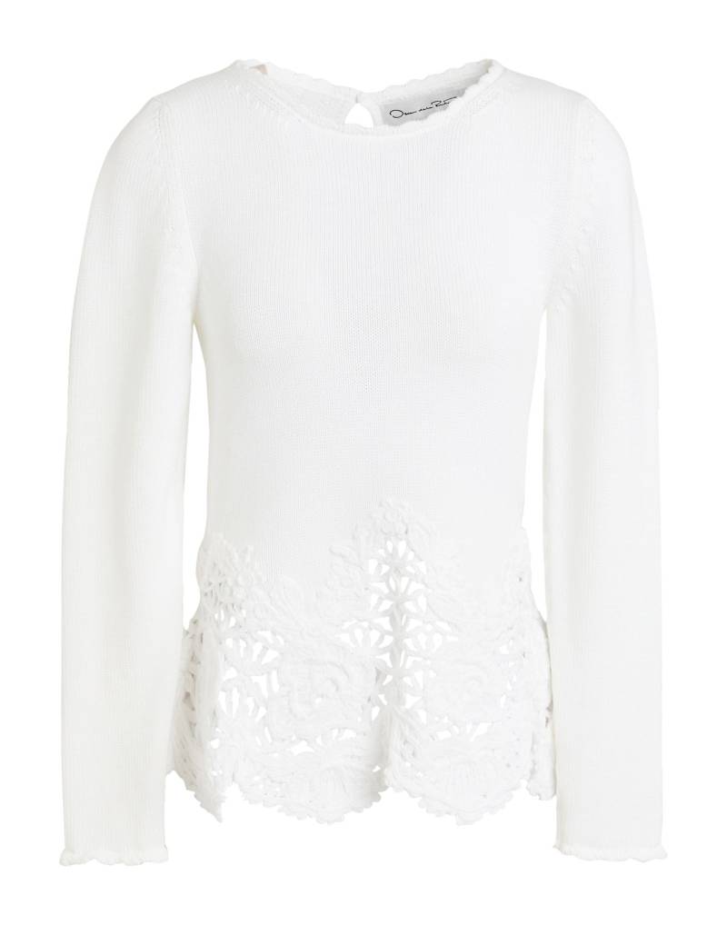 OSCAR DE LA RENTA Pullover Damen Weiß von OSCAR DE LA RENTA