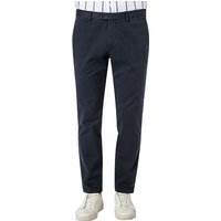 OSCAR JACOBSON Herren Chino blau Baumwolle von OSCAR JACOBSON