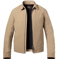 OSCAR JACOBSON Herren Jacke beige Baumwolle unifarben von OSCAR JACOBSON