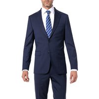 OSCAR JACOBSON Herren Sakkos/Blazer blau Woll-Stretch von OSCAR JACOBSON