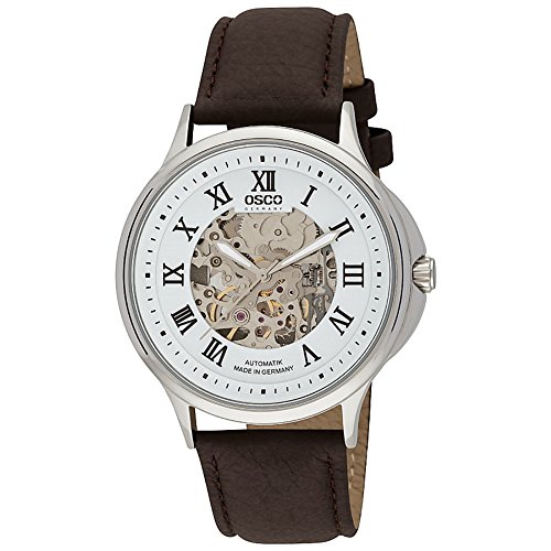 OSCO Germany Automatik Armbanduhr mit Lederband 06213003 von OSCO Germany Zeittechnik