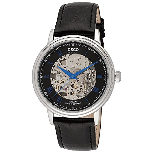 OSCO Germany Automatik Armbanduhr mit Lederband 06214002 von OSCO Germany Zeittechnik