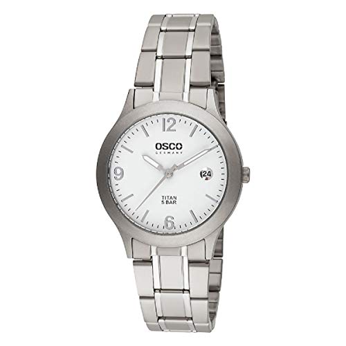 OSCO Germany Herren Uhr Analog mit Titan Armband 4870008 von OSCO Germany Zeittechnik