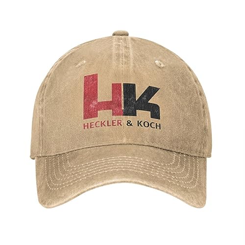 OSEVIO Herren Baseball Mütze Unisex Unisex Baseball Cap Heckler Koch Schusswaffen Distressed Baumwollhüte Kappe Vintage Outdoor-Aktivitäten Verstellbare Snapback Cap Geschenk von OSEVIO