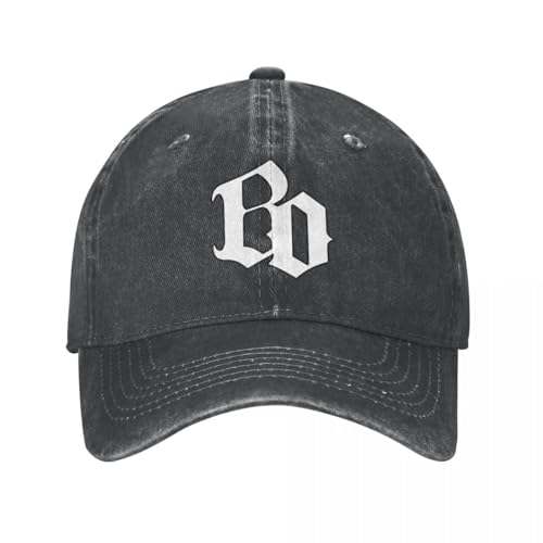 OSEVIO Männer Baseball Hut Unisex Band Baseball Caps Retro Distressed Denim Gewaschene Snapback Cap Outdoor Running Golf Unstructured Soft Caps Hut Geschenk von OSEVIO