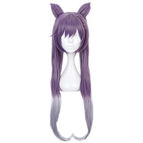 OSIAS Keqing Genshin Impact Cosplay Perücke für Frau und Mädchen von OSIASWIG