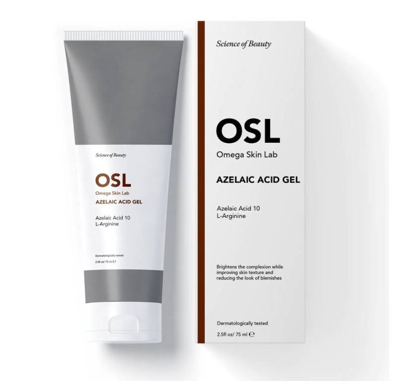 OSL Omega Skin Lab Gesichtspflege OSL Azelainsäure 10 % Anti-Hautunreinheiten-Gel mit L-Arginin, 75 ml – von OSL Omega Skin Lab
