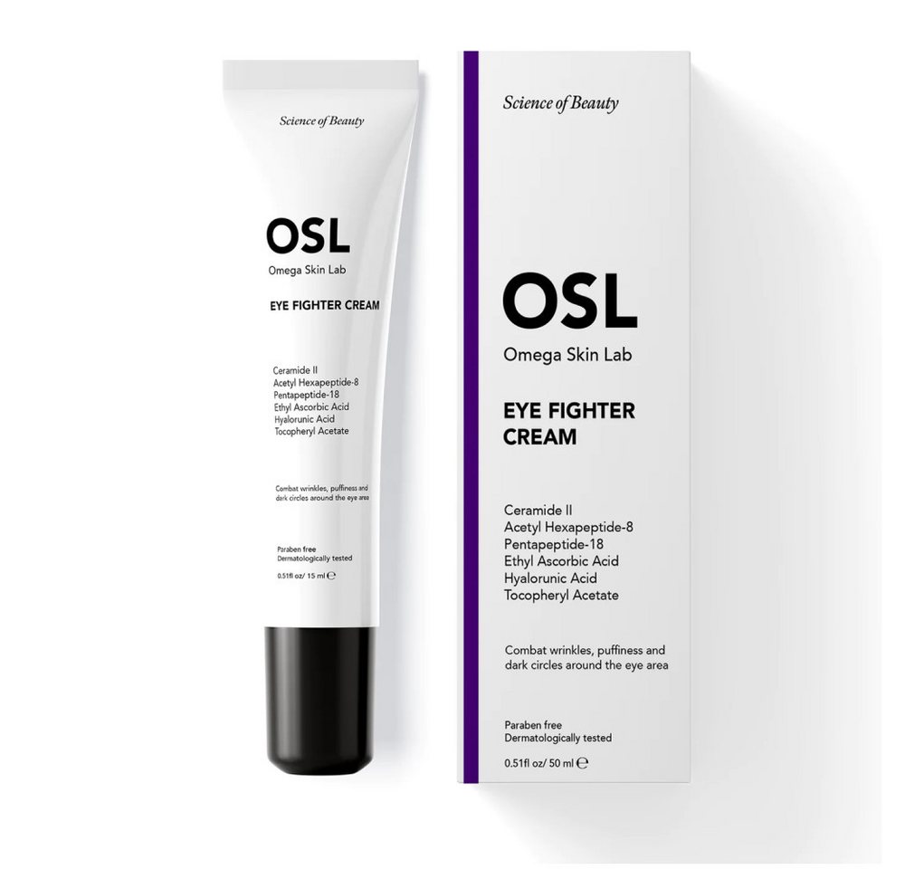 OSL Omega Skin Lab Gesichtspflege OSL Eye Fighter Cream 15 ml: Freundliche Augencreme gegen dunkle Ringe OSL Omega Skin Lab Gesichtspflege OSL Eye Fighter Cream 15 ml: Freundliche Augencreme gegen dunkle Ringe von OSL Omega Skin Lab