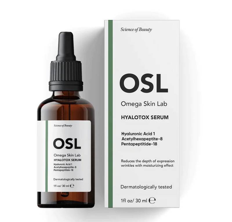 OSL Omega Skin Lab Gesichtsserum OSL Hyalotox Gesichtsserum 30 ml – Kraftvolles straffendes Serum, Hyal von OSL Omega Skin Lab