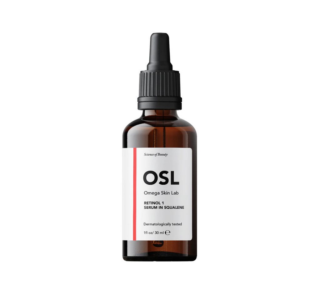 OSL Omega Skin Lab Gesichtsserum Retinol 1 in Squalen-Serum 30 ml – freundliches Anti-Aging-Retinol-Ser OSL Omega Skin Lab Gesichtsserum Retinol 1 in Squalen-Serum 30 ml – freundliches Anti-Aging-Retinol-Ser von OSL Omega Skin Lab