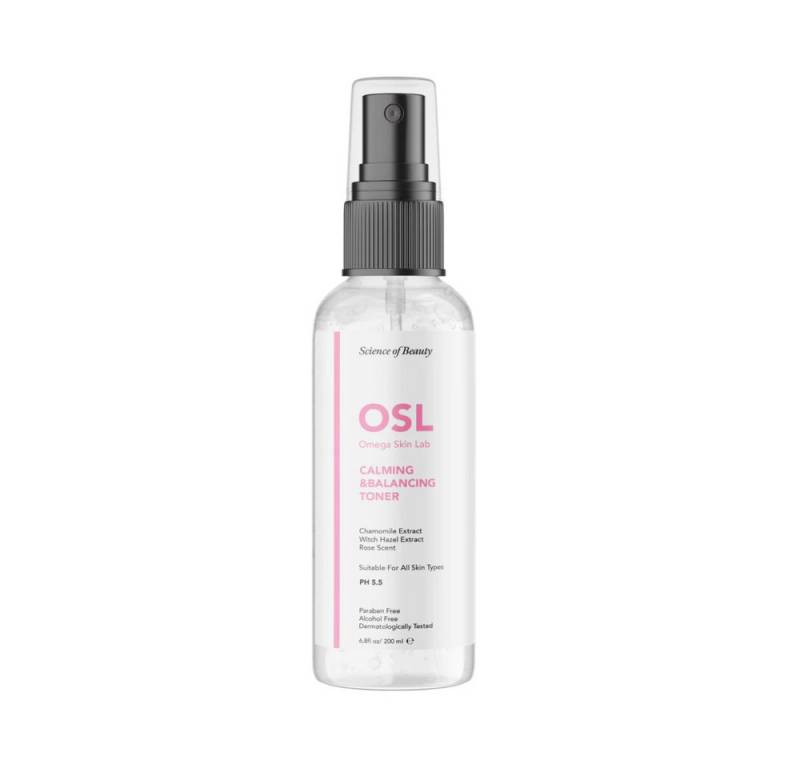 OSL Omega Skin Lab Toner OSL Beruhigendes und ausgleichendes Gesichtswasser 200 ml – Entspannen von OSL Omega Skin Lab