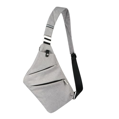 OSOCE Umhängetaschen Herren Wasserfeste Mini Bauchtasche Mehrere Taschen Schultertasche Anti-Diebstahl Sling Bag Crossbody Tasche Brusttasche für Männer und Frauen von OSOCE