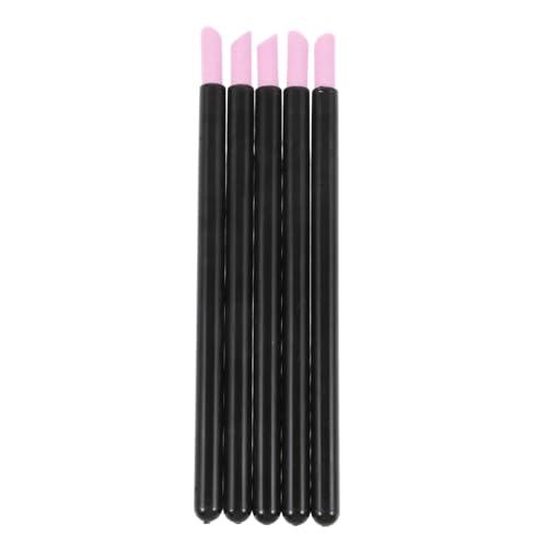 5st Nailart-gravurstift Nagelbohrer Gel-nagellack Korrektor Nagelfeile Und Buffer Aufkleber Nagelpufferblöcke Schermaschinen Nagellackentferner Stift Entfernung Maske Black Plastik OSOLADY von OSOLADY