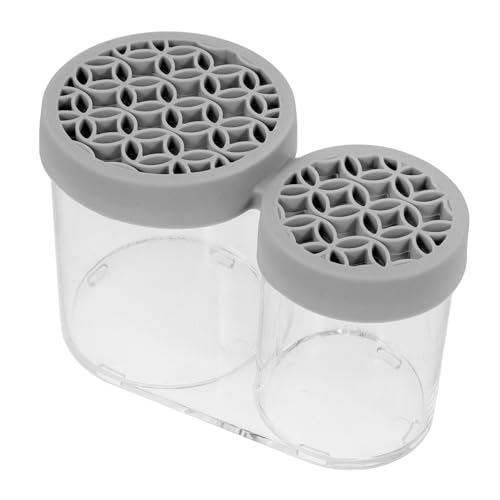 Aufbewahrungsbehälter für Make-up-Pinsel Kosmetik Palette Textmarker für Make-up-Pinsel Make-up-Pinselhalter Pinsel-Organizer Make-up-Speicher-Organizer p.s Grey OSOLADY von OSOLADY