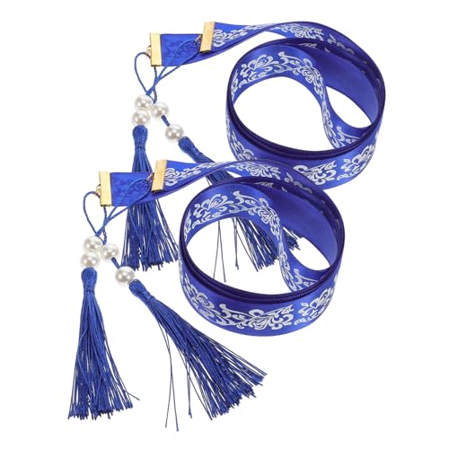OSOLADY 1paar Chinesische Haargummis Hanfu Cosplay Haarbänder Mit Quaste Für Frauen Traditionelle Chinesische Haaraccessoires Für Kostümpartys Und Feste von OSOLADY